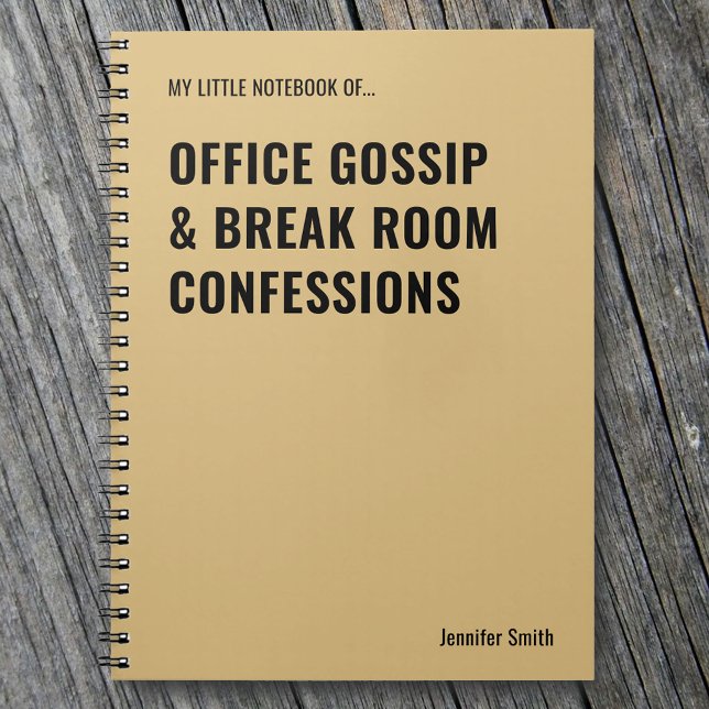Cuaderno Office Gossip Workplace (Subido por el creador)