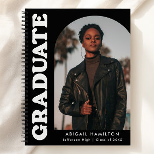 Cuaderno Offset Arch Black Photo Graduation Guest Book