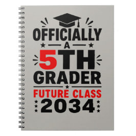 Cuaderno Oficialmente un estudiante de 5º grado, Clase futu