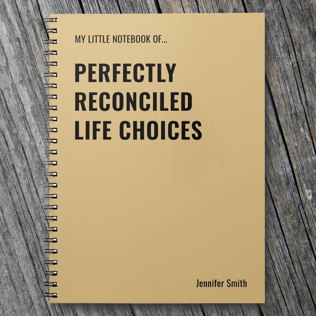Cuaderno Oficina de humor de vida perfectamente reconciliad (Subido por el creador)
