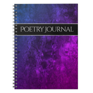 Cuaderno Oficina de Mystic-Topaz   Moda Poesía Azul Púrpu