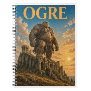 Cuaderno Ogro, Monstruo de Fantasía Gótica