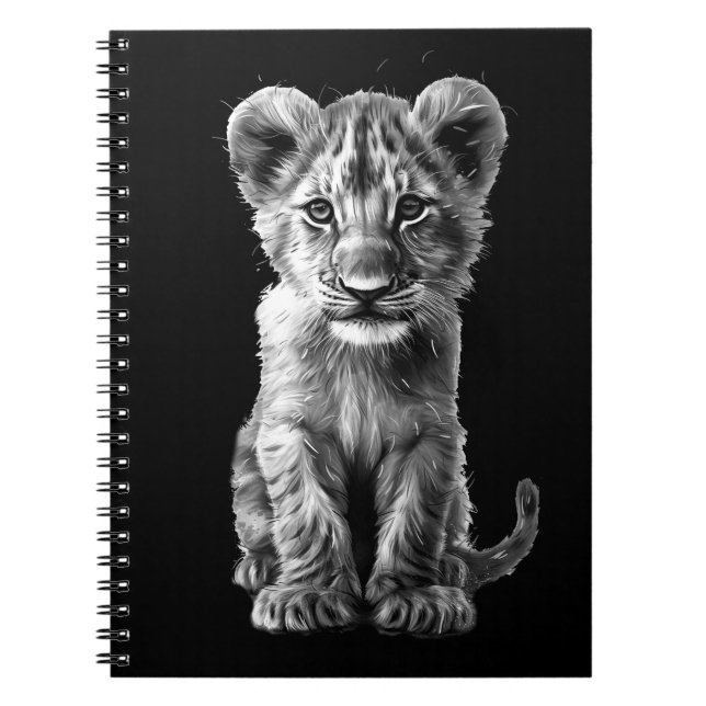 Cuaderno Oh Bebé Gran Gato Gris (Frente)