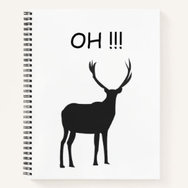 Cuaderno Oh Deer Funny Deer