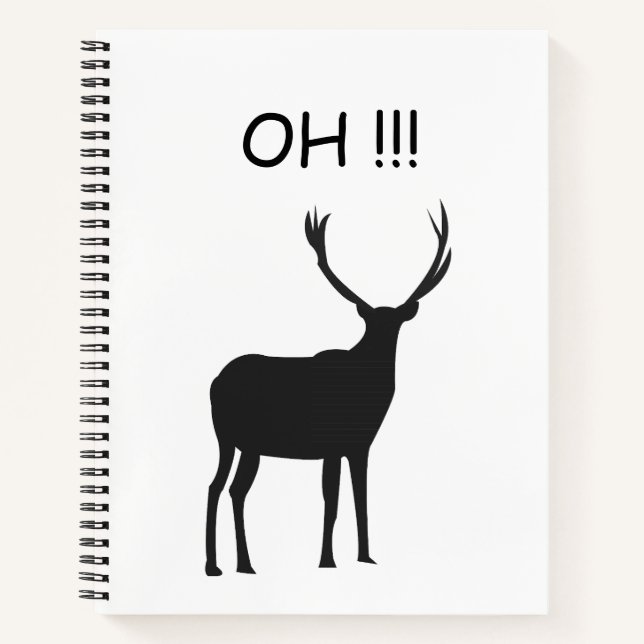 Cuaderno Oh Deer Funny Deer (Anverso)