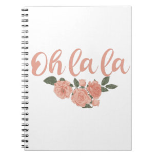 Cuaderno Oh La La - Floral de canto francés