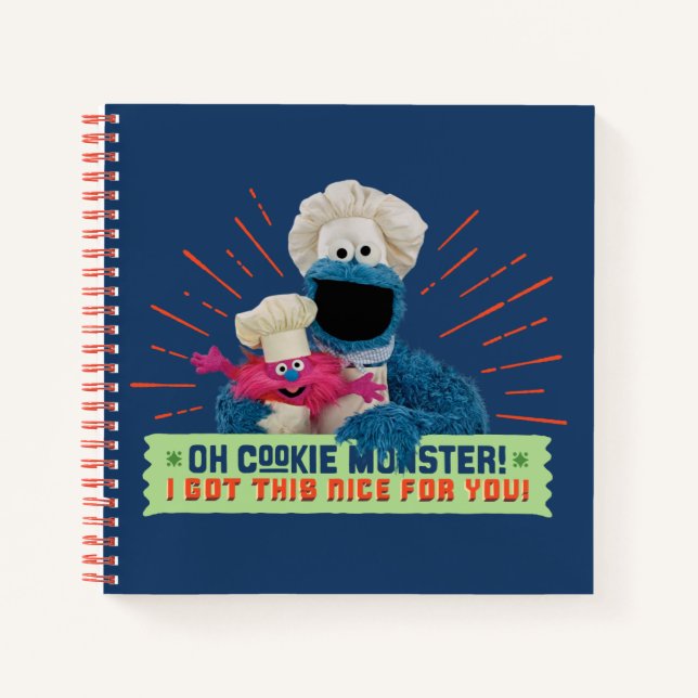 Cuaderno ¡Oh Monstruo Cookie! Tengo Esto Bien Por Ti (Anverso)