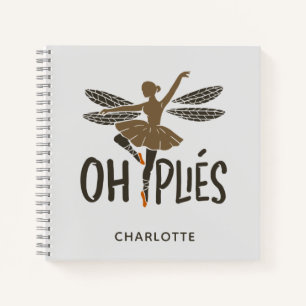 Cuaderno Oh Plies Bailarina Personalizada