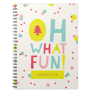 Cuaderno Oh Qué Divertido Árbol De Navidad Colorosos Puntos