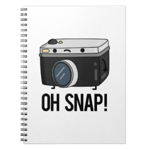 Cuaderno Oh Snap Cámara Divertida Juego de Palabras