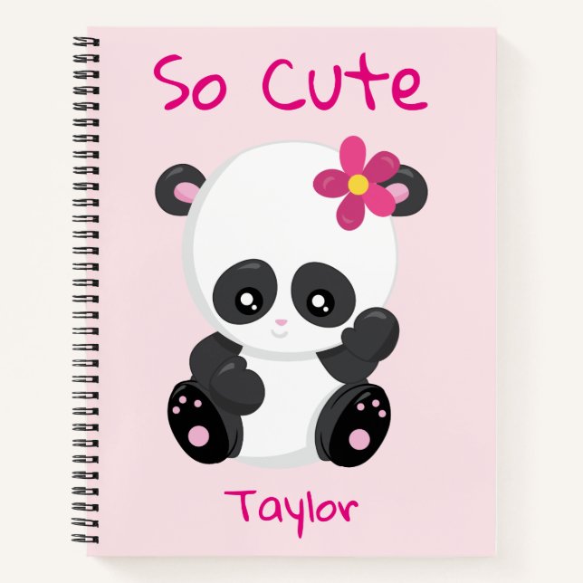 Cuaderno Oh So Cute Panda Bear (Anverso)