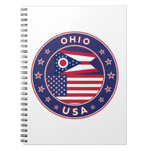 Cuaderno Ohio, camiseta de Ohio, pegatina de Ohio, estuche 
