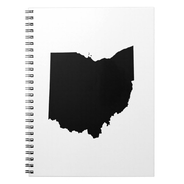 Cuaderno Ohio en blanco y negro (Frente)