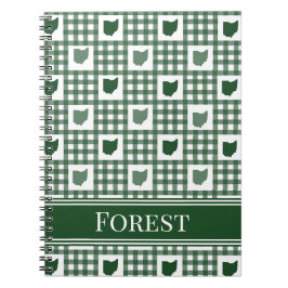 Cuaderno Ohio Gingham Verde