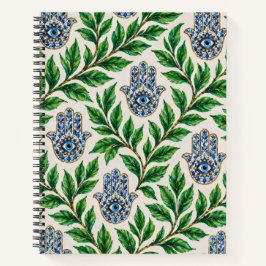 Cuaderno Ojo de Hamsa Botánico