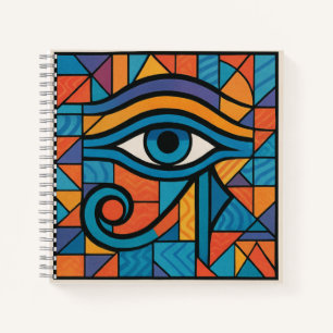 Cuaderno Ojo de la espiral de Horus   Arte de misticismo en