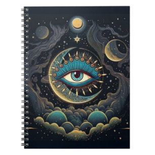 Cuaderno Ojo de la Luna de la Galaxia Espacial