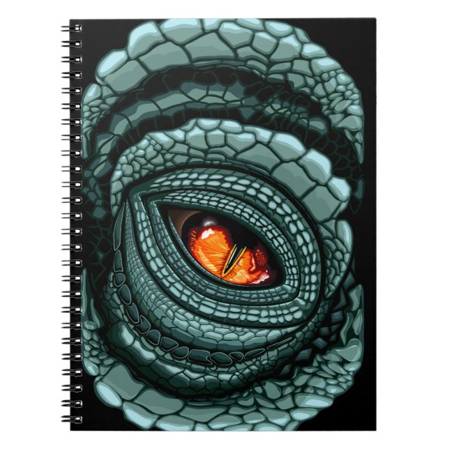 Cuaderno Ojo de reptil depredador primitivo (Frente)