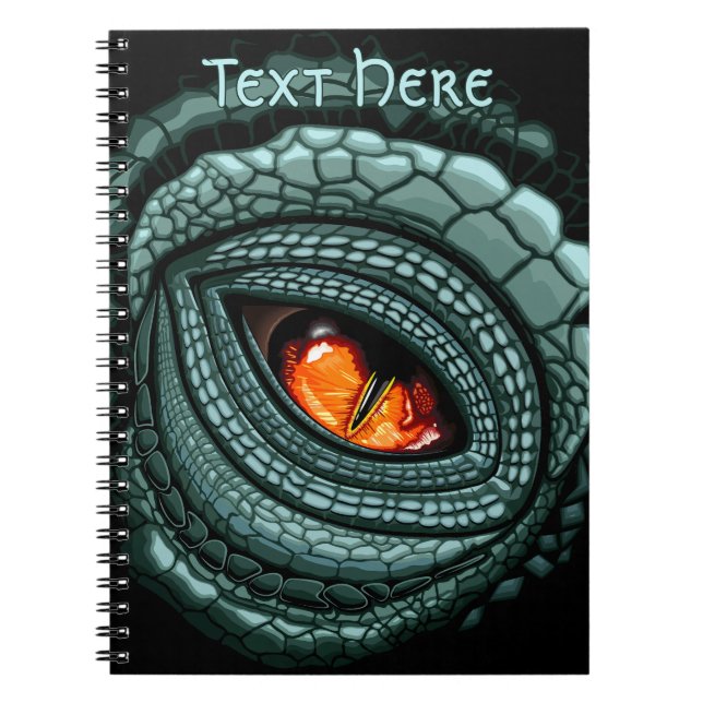 Cuaderno Ojo de reptil depredador primitivo (Frente)
