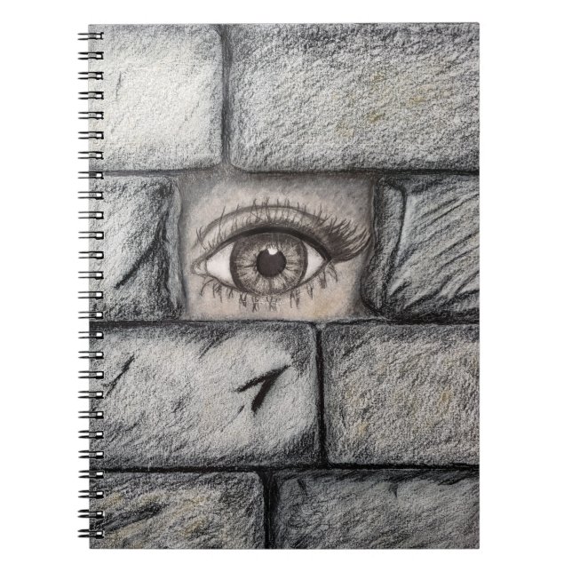 Cuaderno "Ojo tras muro" (Frente)