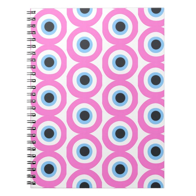 Cuaderno ojo turco rosa (Frente)