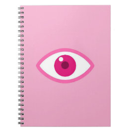Cuaderno Ojo Verte Bloc De Notas Rosado