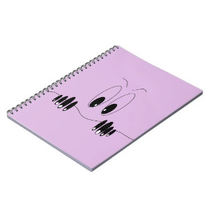Cuaderno Ojos curiosos - Personalizado dibujando sonrisa fe