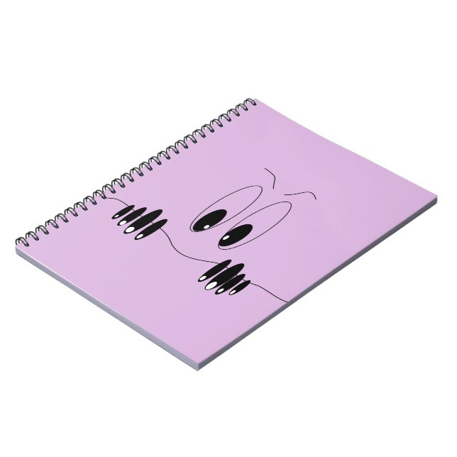 Cuaderno Ojos curiosos - Personalizado dibujando sonrisa fe (Lado Izquierdo)