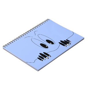 Cuaderno Ojos curiosos - Personalizado dibujando sonrisa fe