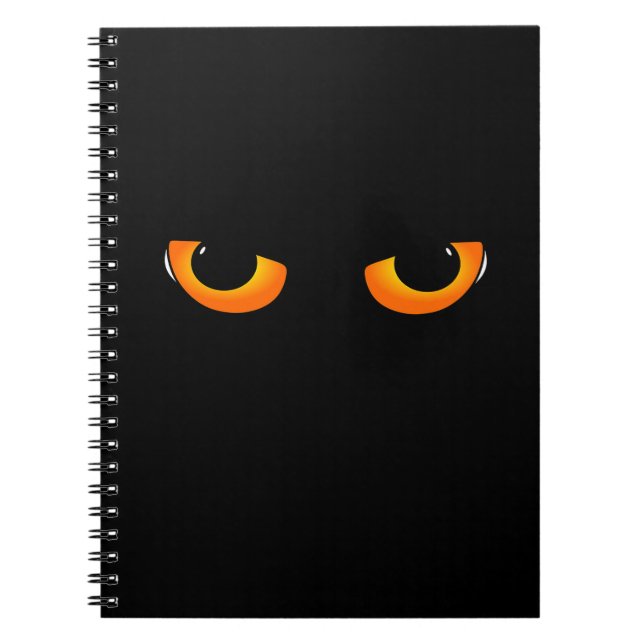 Cuaderno Ojos de gato fantasmagóricos (Frente)