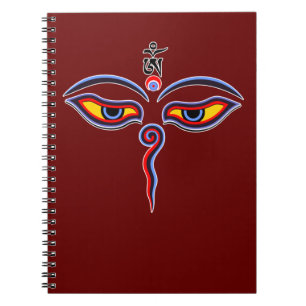 Cuaderno Ojos de sabiduría de Buda - Ojos del templo de Bod
