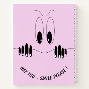 Cuaderno Ojos lúdicos Sonrisa colores Personalizados y text
