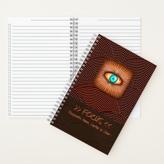 Cuaderno Ojos Que Te Observan Centrado - Personalizado (Interior)