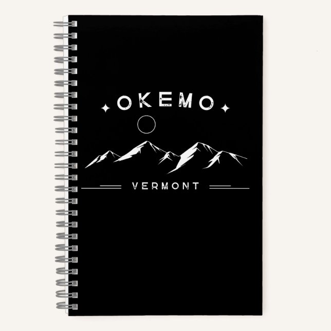 Cuaderno Okemo Montaña de Vermont (Anverso)