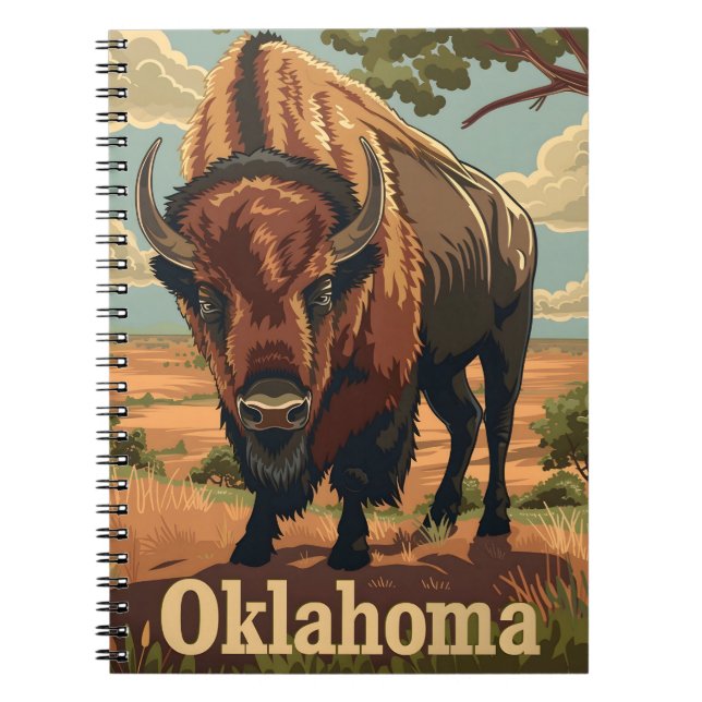 Cuaderno Oklahoma Bison Vintage (Frente)