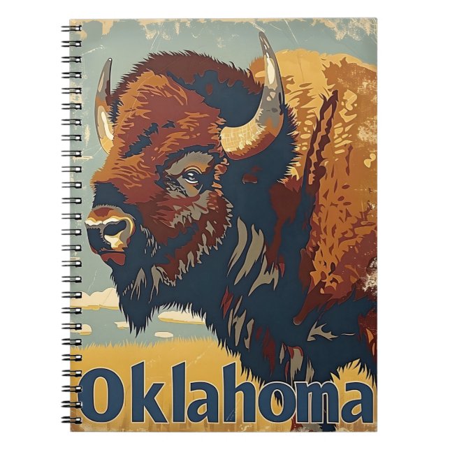 Cuaderno Oklahoma Bison Vintage (Frente)