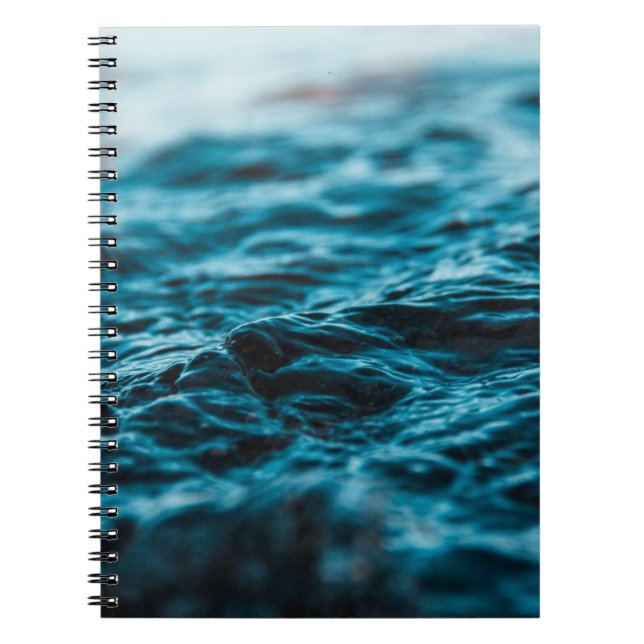 CUADERNO OLA DE AGUA EN FOTOGRAFÍA CERRADA (Frente)