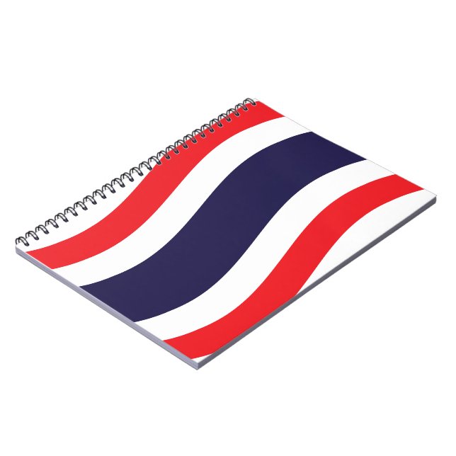 Cuaderno Ola de bandera tailandesa (Lado Izquierdo)