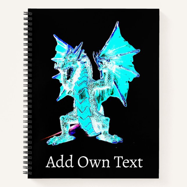 Cuaderno Ola de Cristal Bestia Dragón de Agua Espíritu Etér (Anverso)