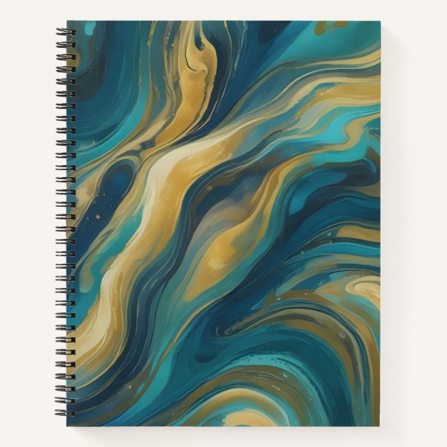 Cuaderno Ola de Luz Áurea (Anverso)