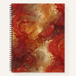 Cuaderno Ola de Oro y Carmesí