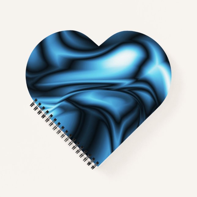 Cuaderno Ola de seda azul (Anverso)