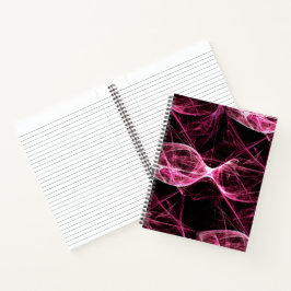 Cuaderno Olas de energía rosada rock de Punk chica