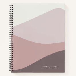 Cuaderno Olas de Mauve
