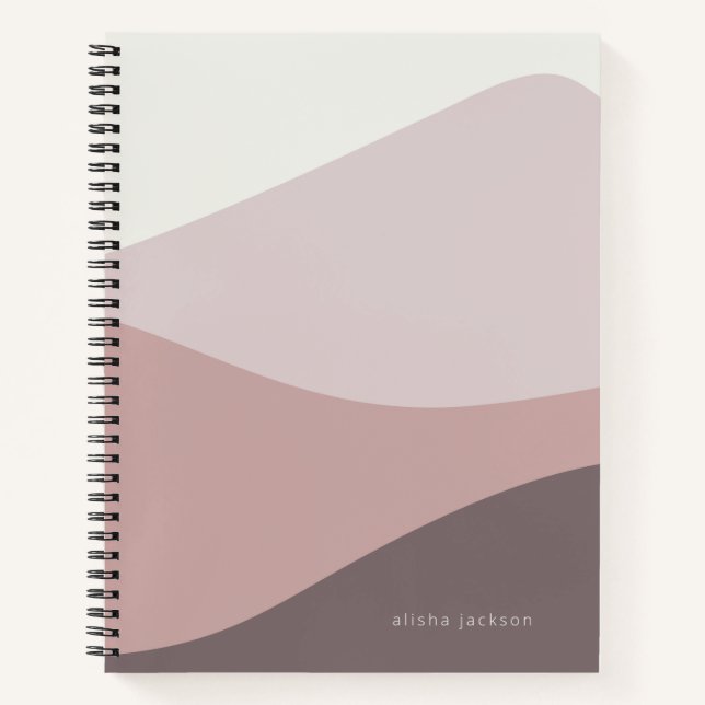Cuaderno Olas de Mauve (Anverso)