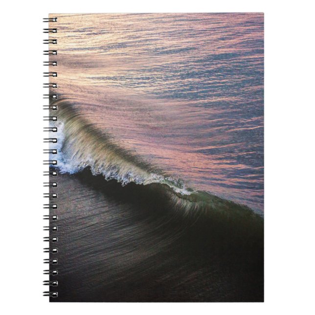 CUADERNO OLAS DE OCÉANO EN COLOR DURANTE EL DÍA (Frente)