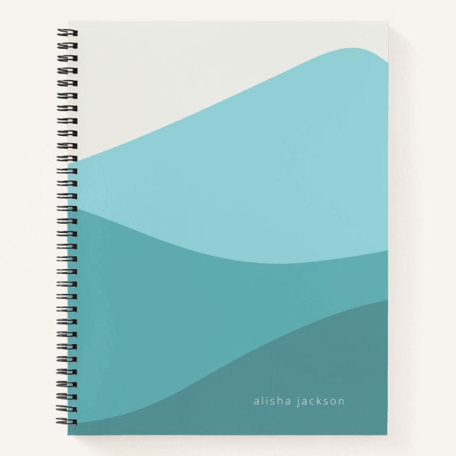 Cuaderno Olas de verde (Anverso)