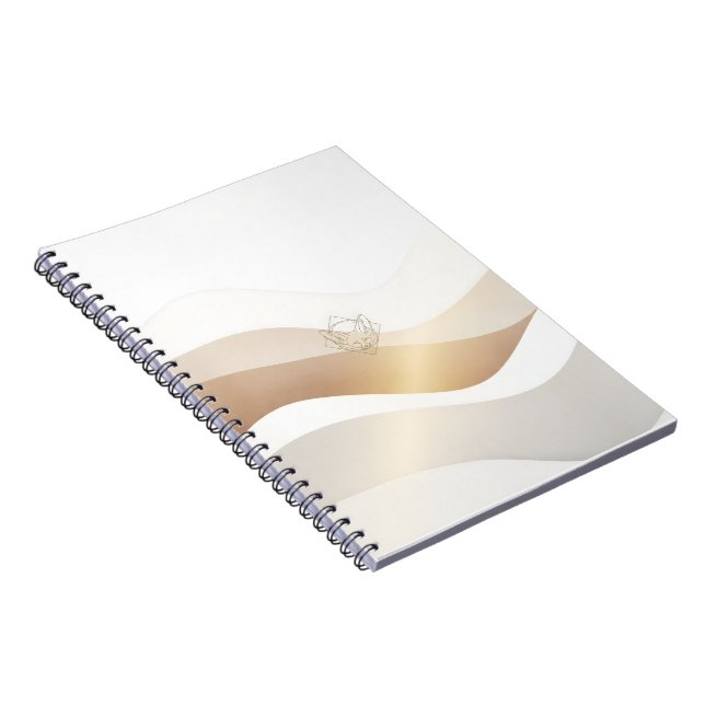 Cuaderno Olas del desierto calmo con esencia de Fennec | Se (Lado Derecho)