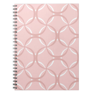 Cuaderno Olas rosas: patrón de Moda sin foco