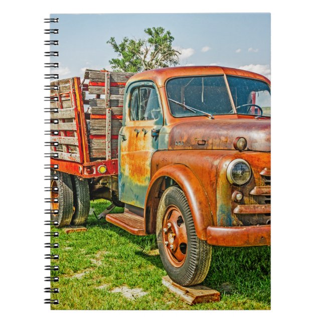 Cuaderno Old Dually - Camión - Rusty (Frente)